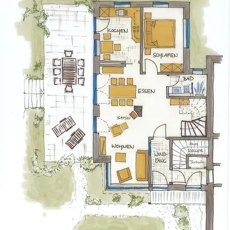 Apartment Haus Bullerbue - Nordhof Spiekeroog